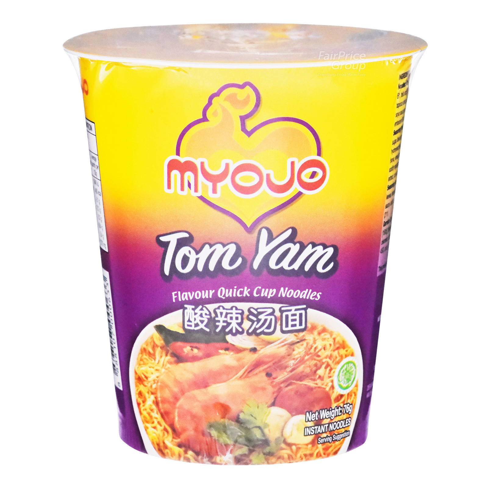 Myojo Quick Cup Noodles - Tom Yam 76g