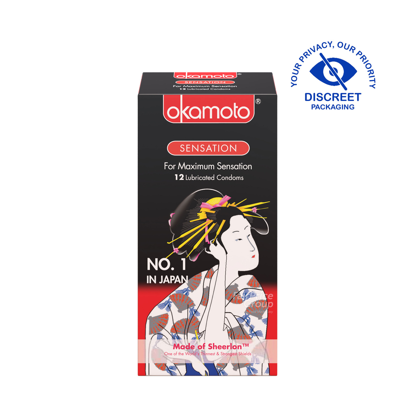 Okamoto Condom - Sensation 12 per pack