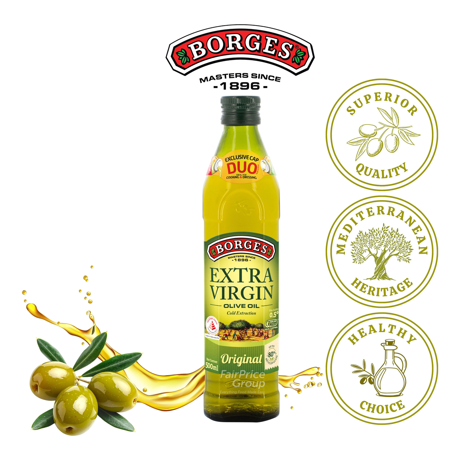Borges Olive Oil - Extra Virgin 500ml