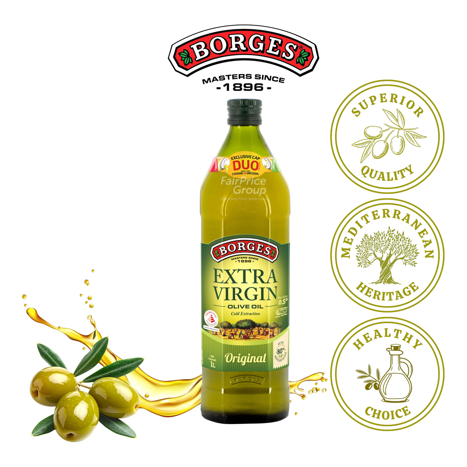 Borges Olive Oil - Extra Virgin 1L