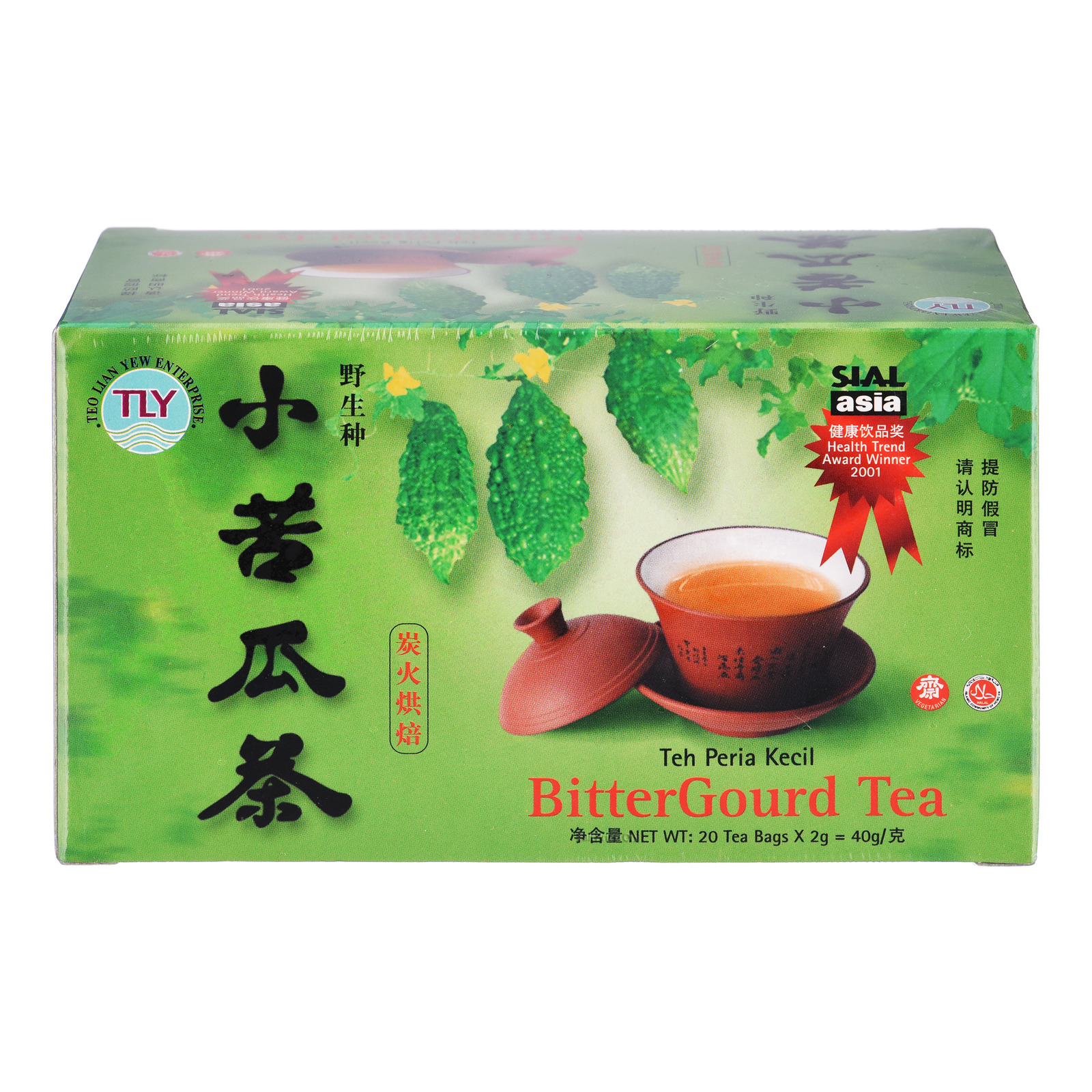 TLY Tea Bags - Bittergourd 20 x 2g