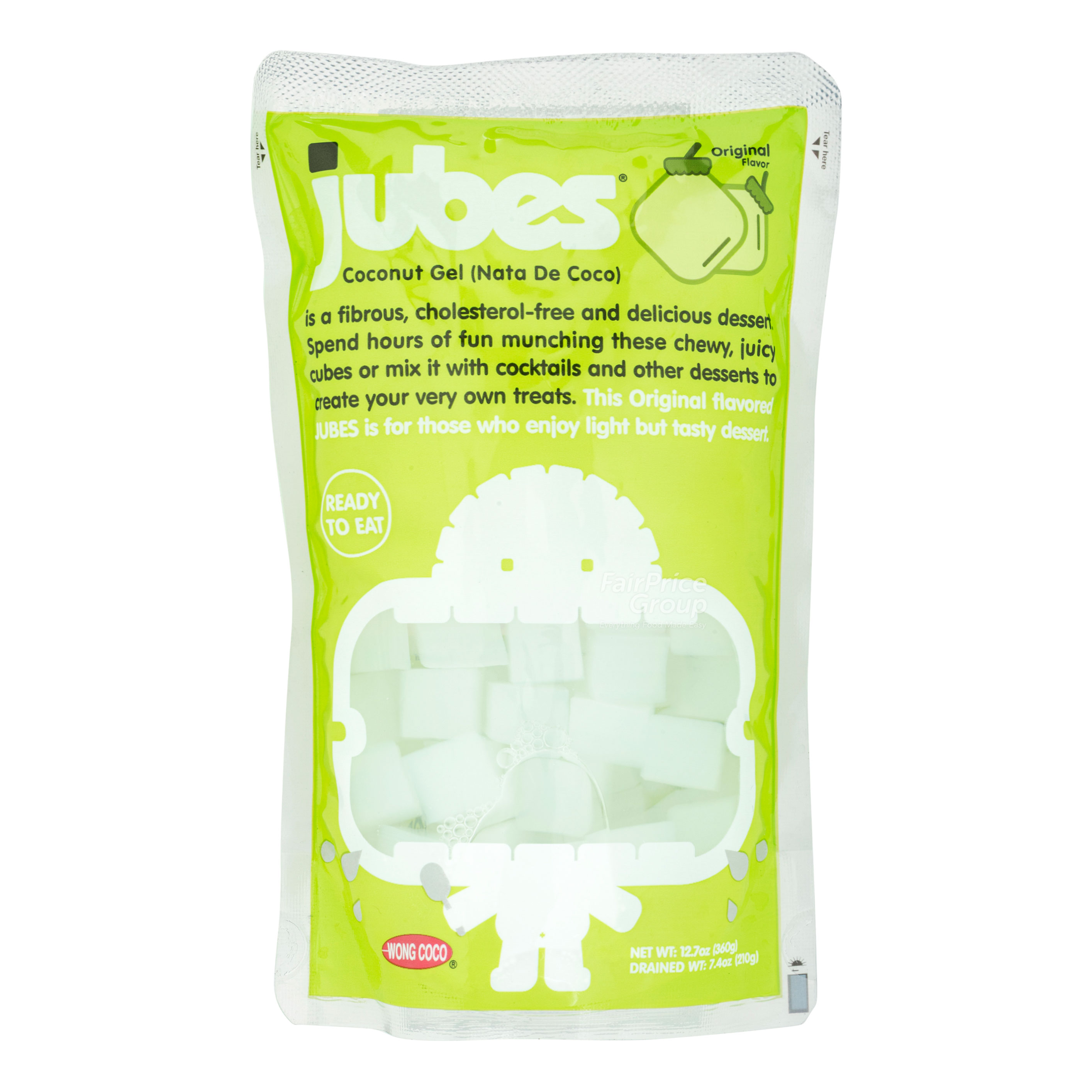 Wong Coco Jubes Nata De Coco - Original