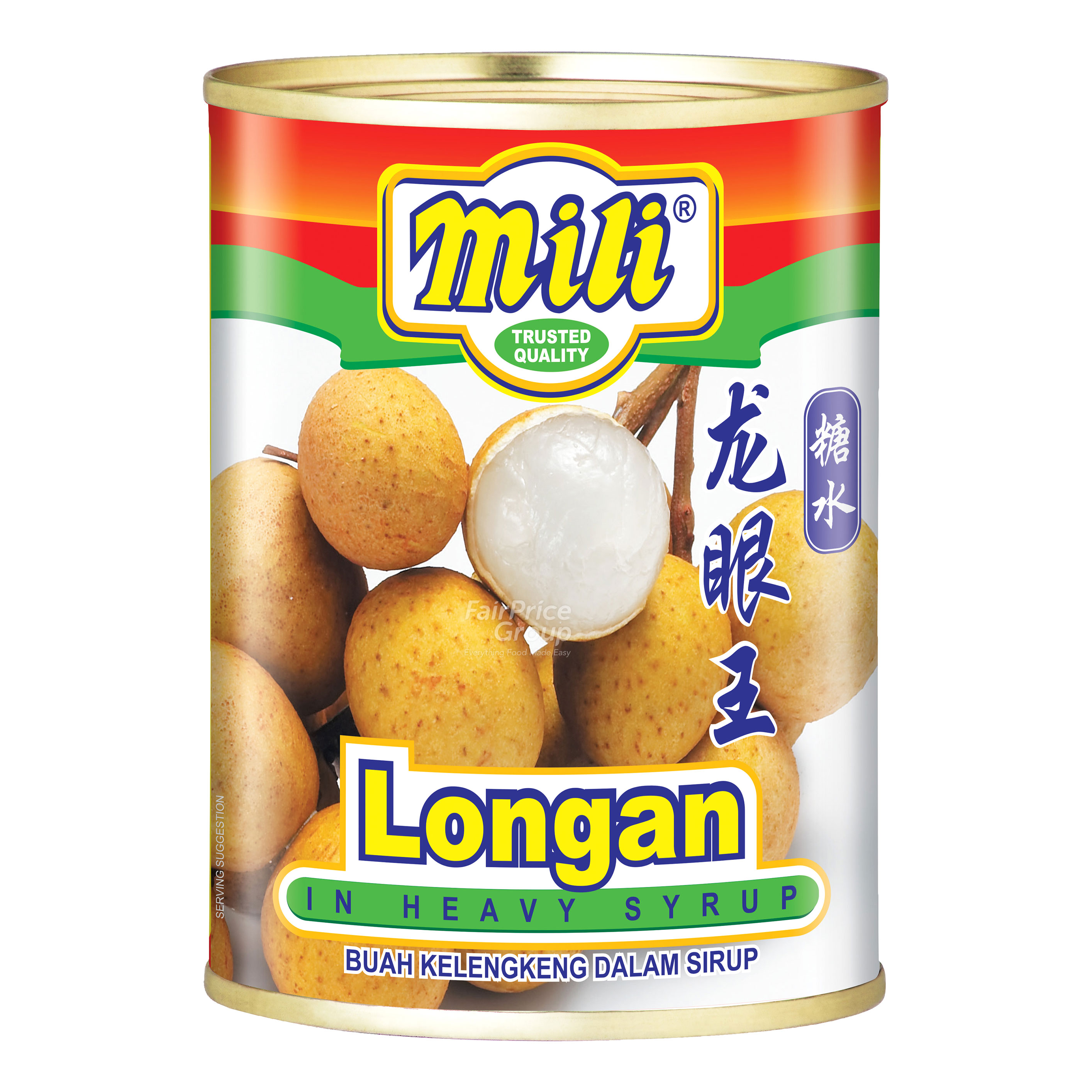 Mili Fruits in Heavy Syrup - Longan 565g