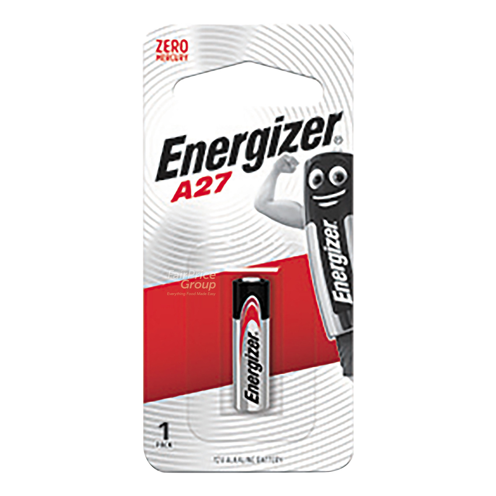 Energizer Alkaline Battery - Zero Mercury (A27) 1 per pack