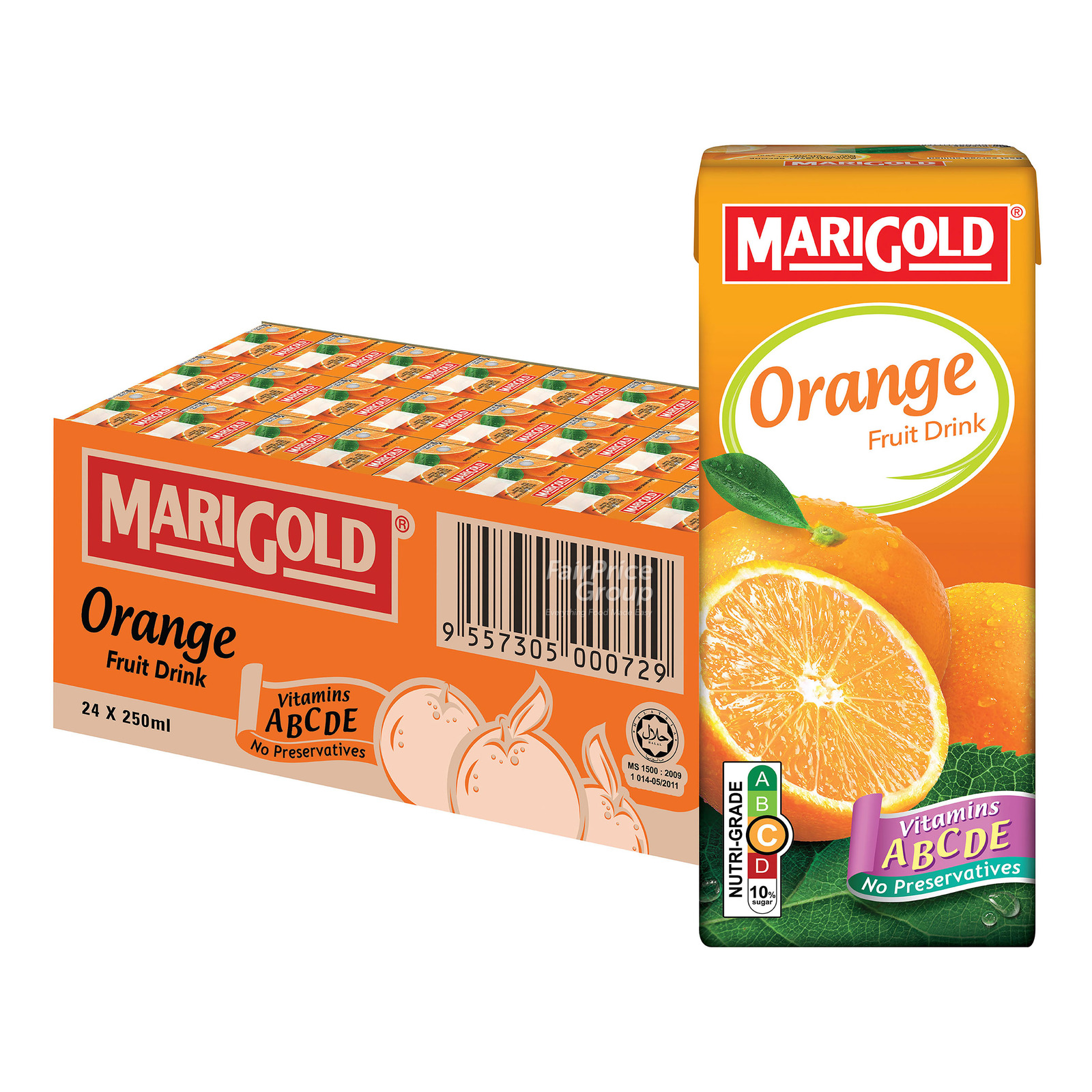 Marigold Packet Fruit Drink - Orange 24 x 250ml (CTN)