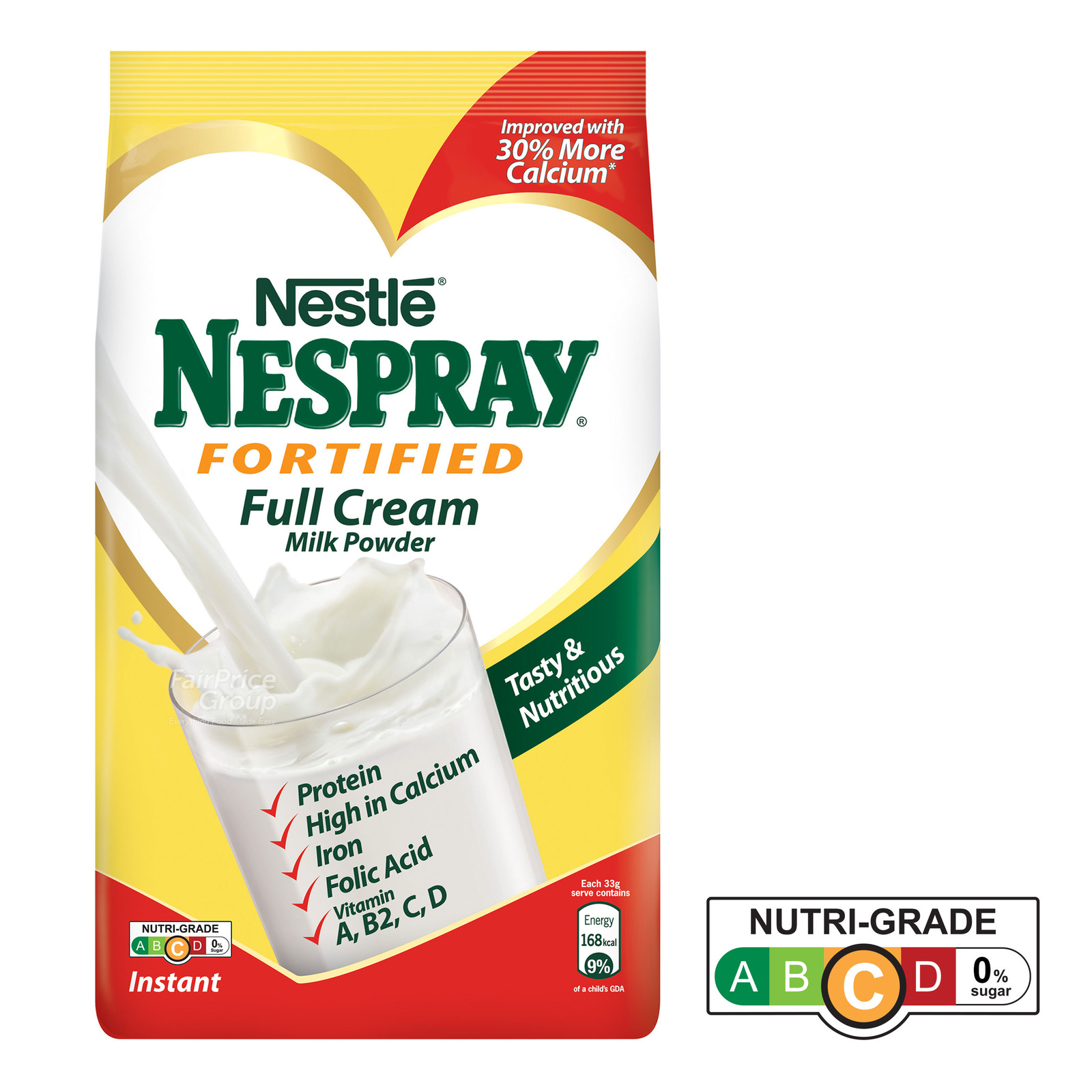 Nespray Fortified Instant Milk Powder - Full Cream 1.8kg