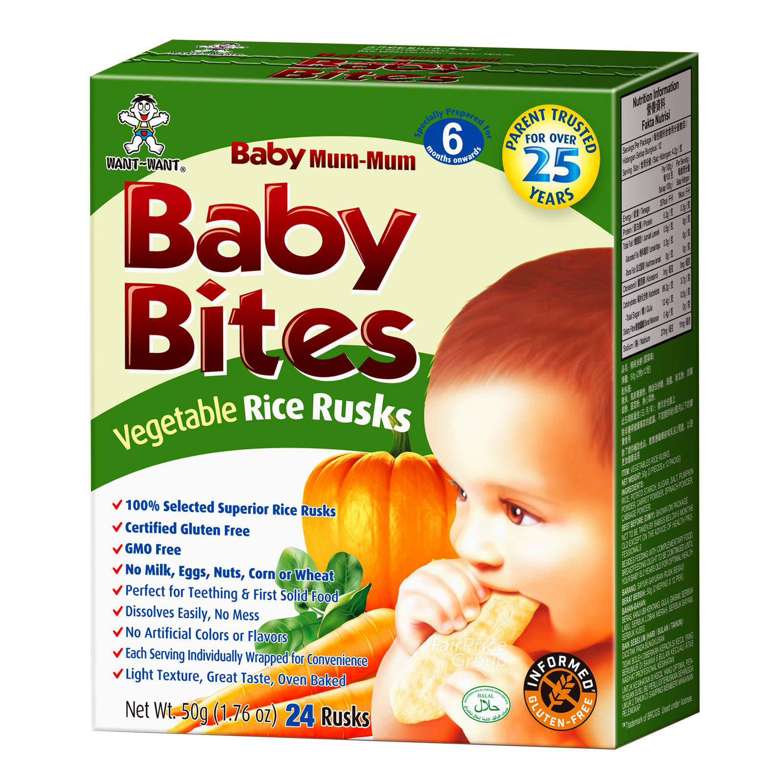 Take One Baby Bites - Vegetable 50g