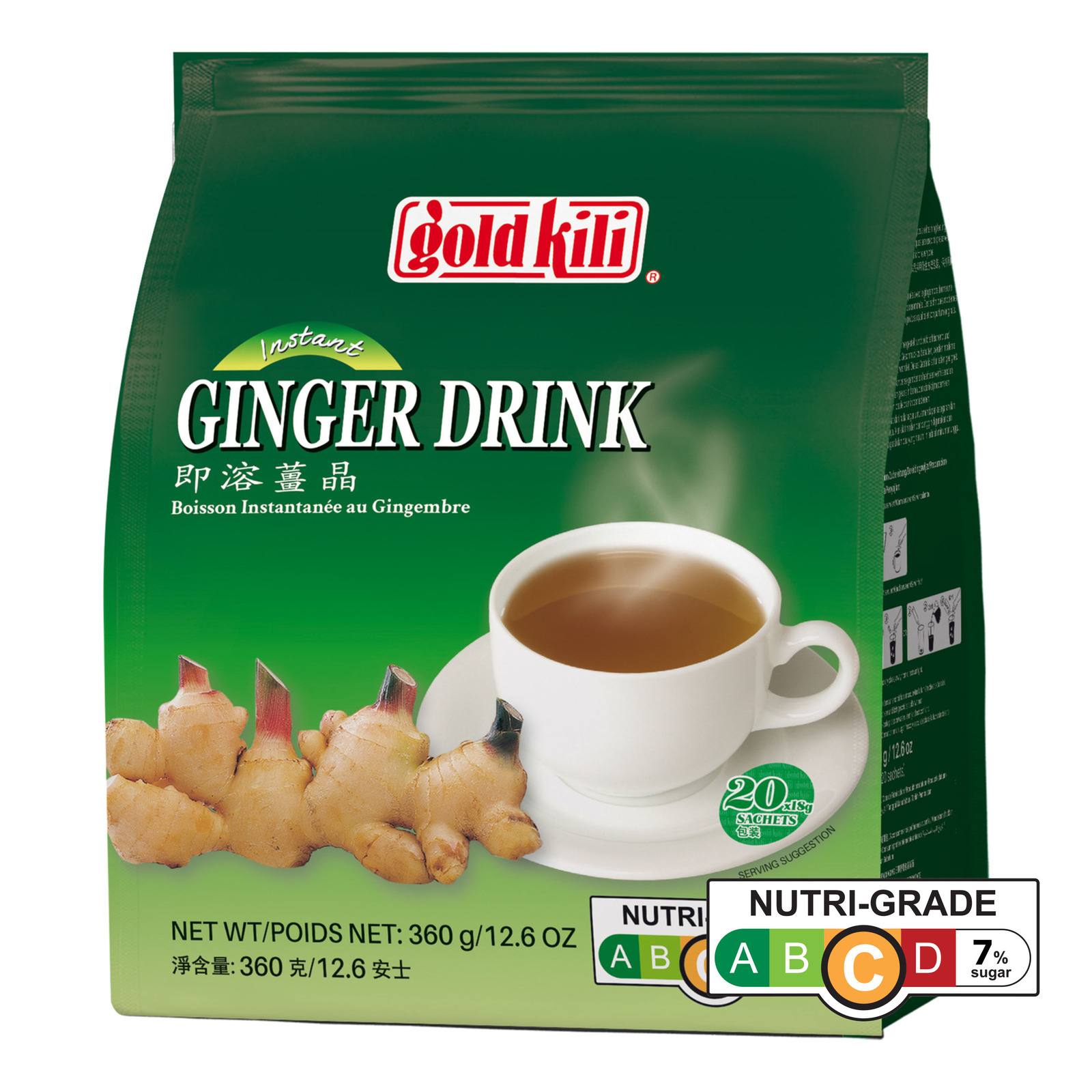 Gold Kili Instant Ginger Drink 20 x 18g