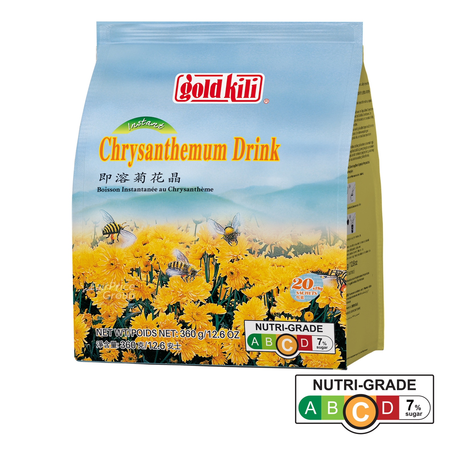 Gold Kili Instant Chrysanthemum Drink - Honey 20 x 18g