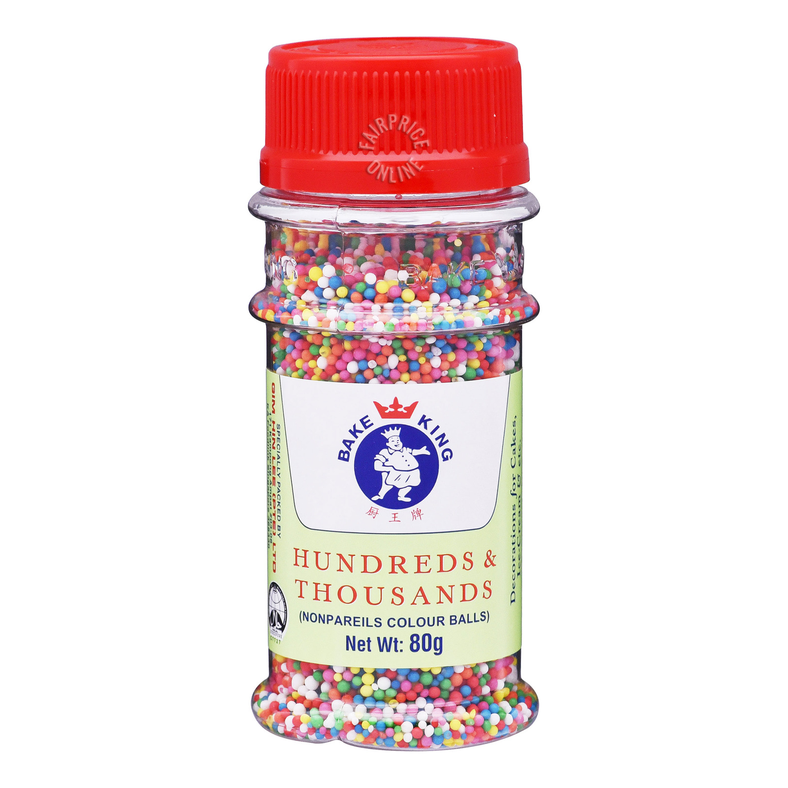 Bake King Topping - Hundreds & Thousands (Nonpareils Colour Balls)