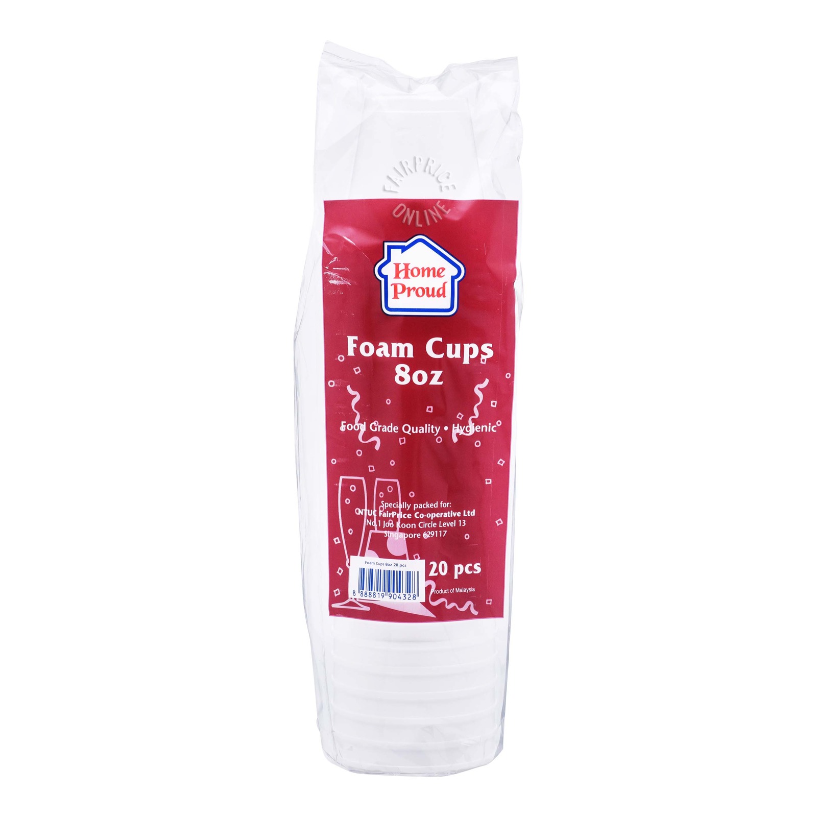 Homeproud Disposable Cups - Foam 20 per pack