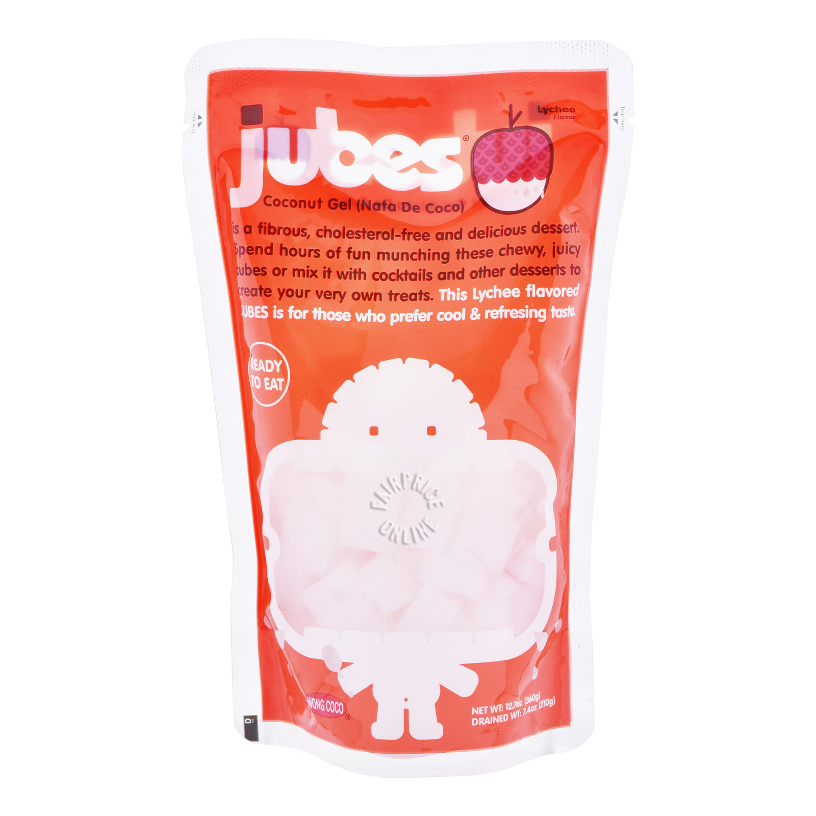 Wong Coco Jubes Nata De Coco - Lychee