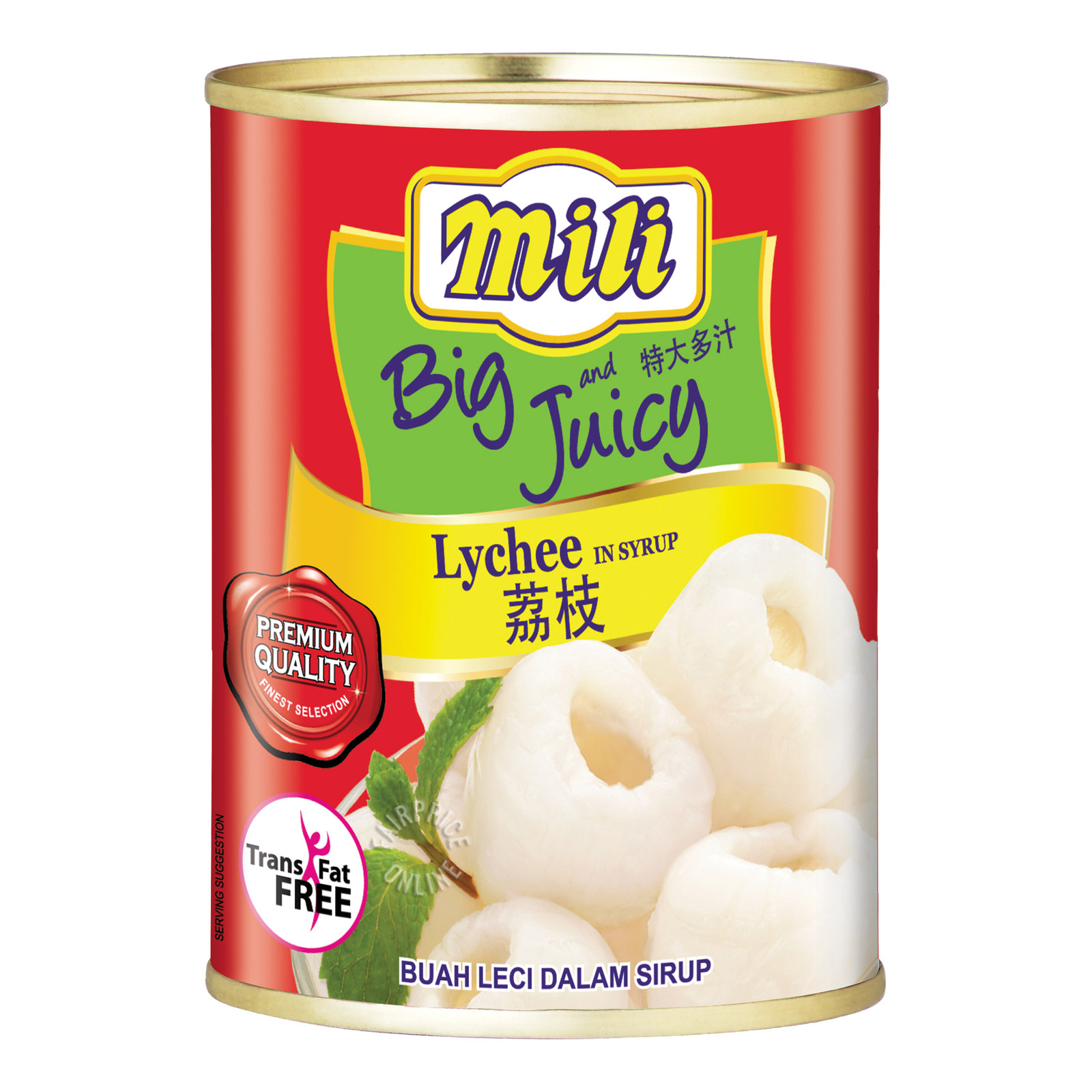 Mili Fruits in Heavy Syrup - Lychee 565g