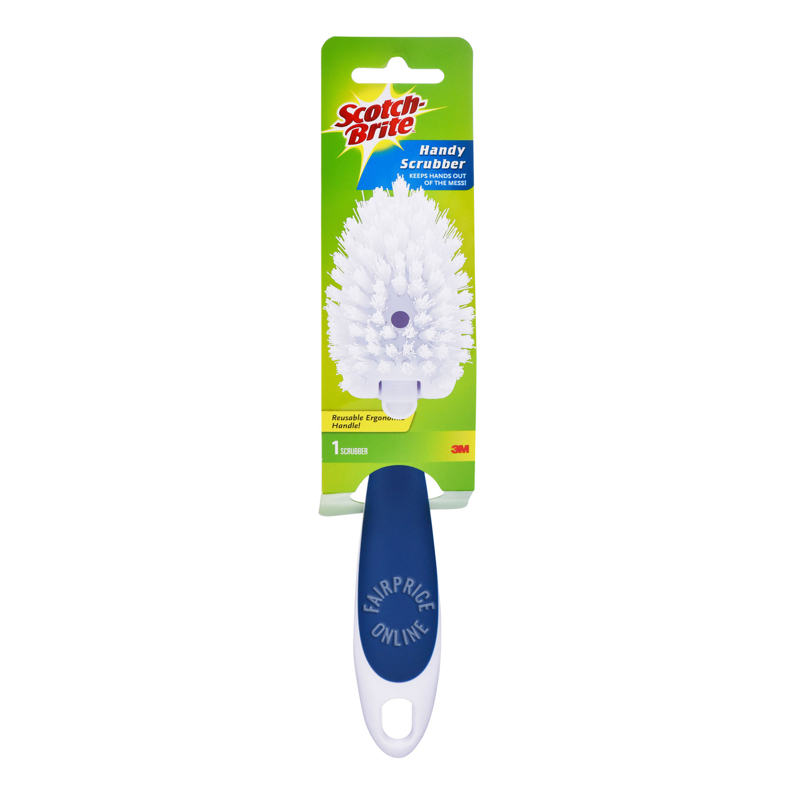 3M Scotch-Brite Handy Scrubber Handle with Brush Head 1 per pack