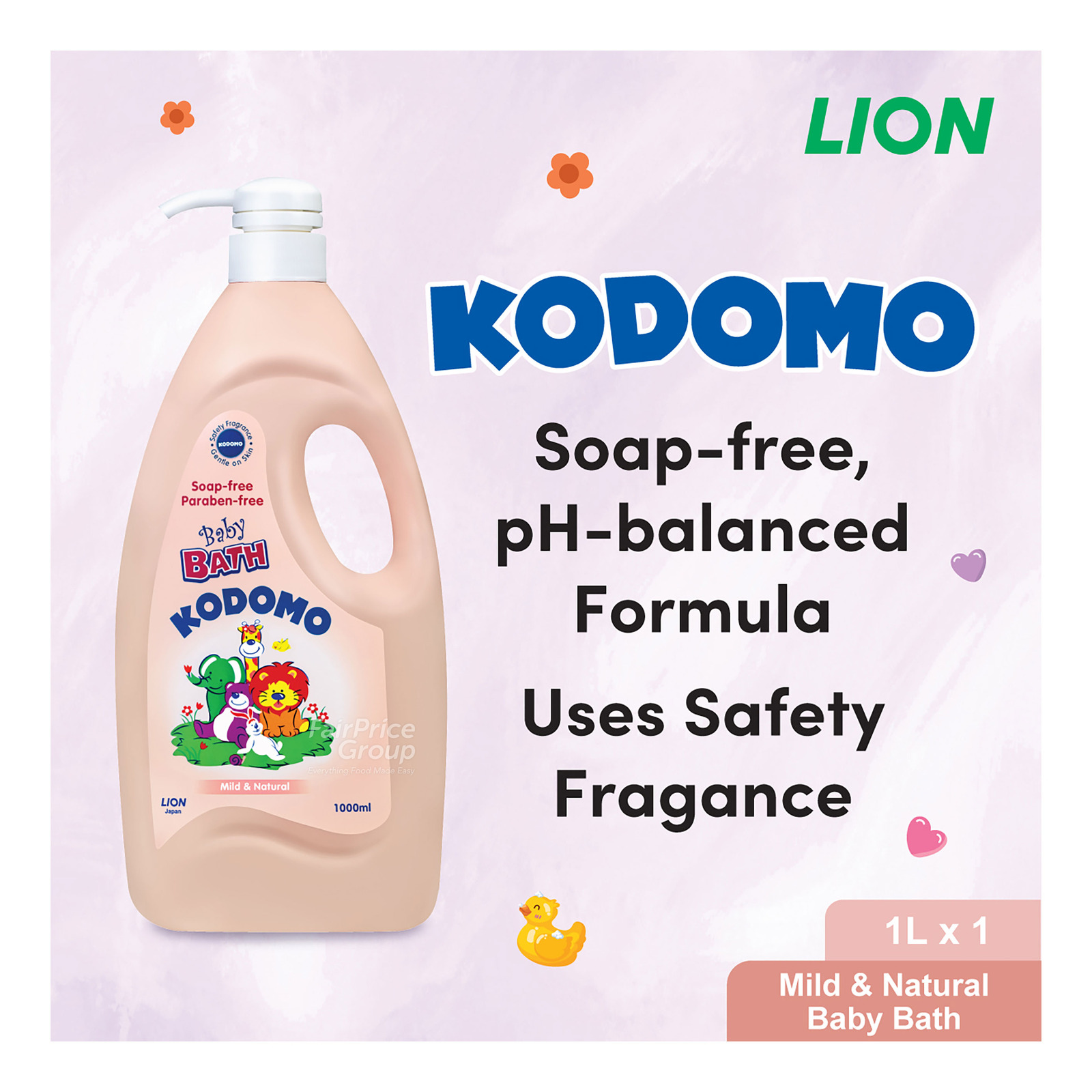 Kodomo Baby Bath Wash - Mild & Nature