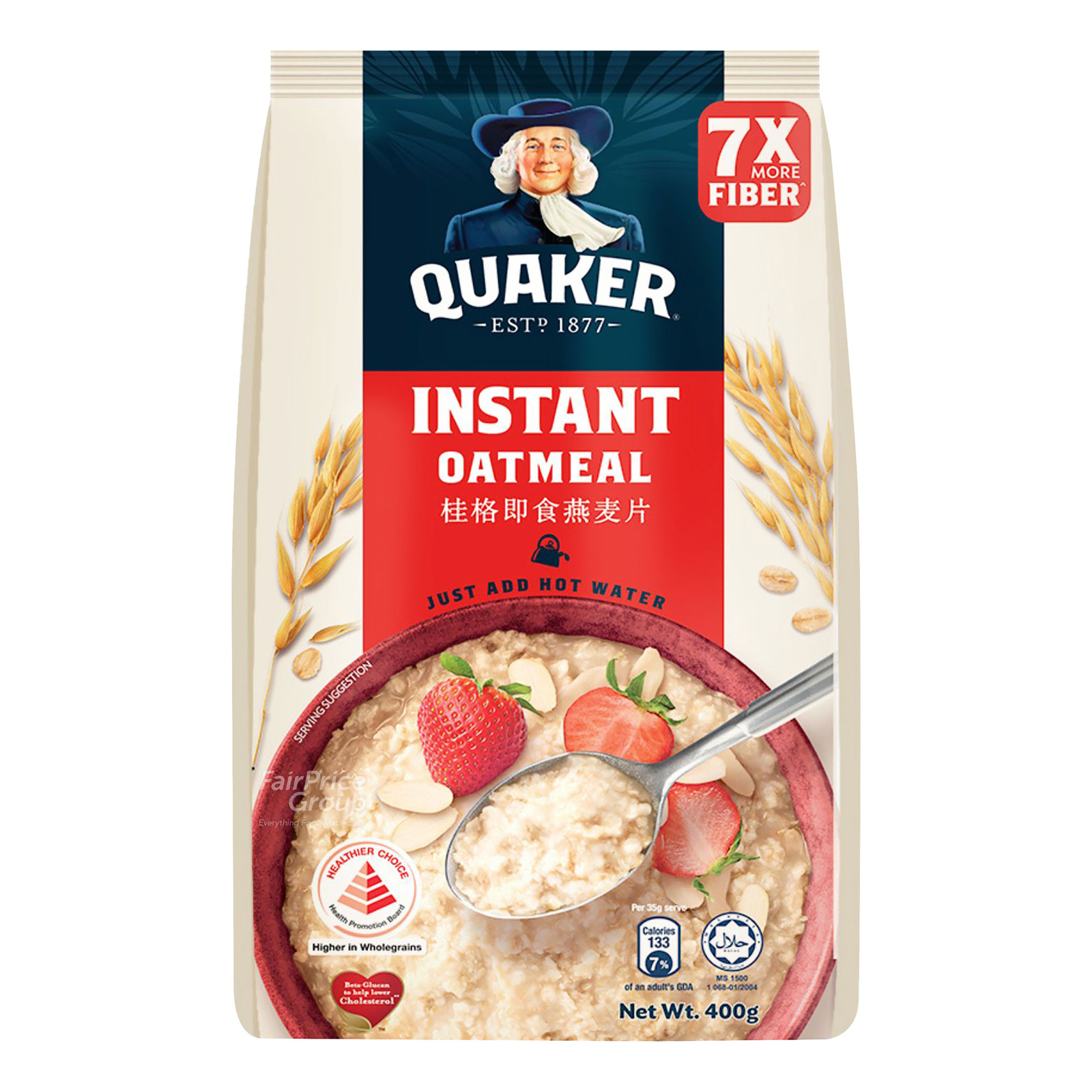 Quaker Oats Oatmeal - Instant (Refill Pack)