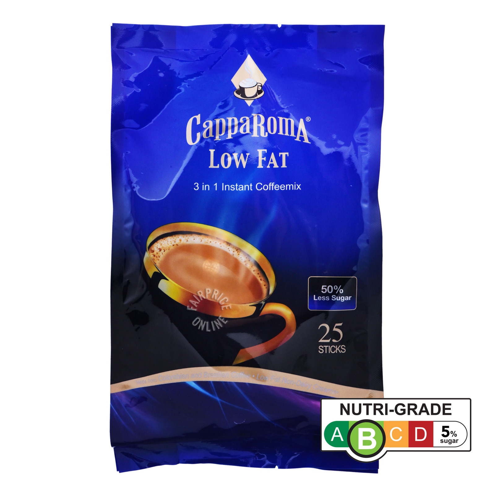 Capparoma 3 in 1 Instant Coffeemix - Low Fat (50% Less Sugar)