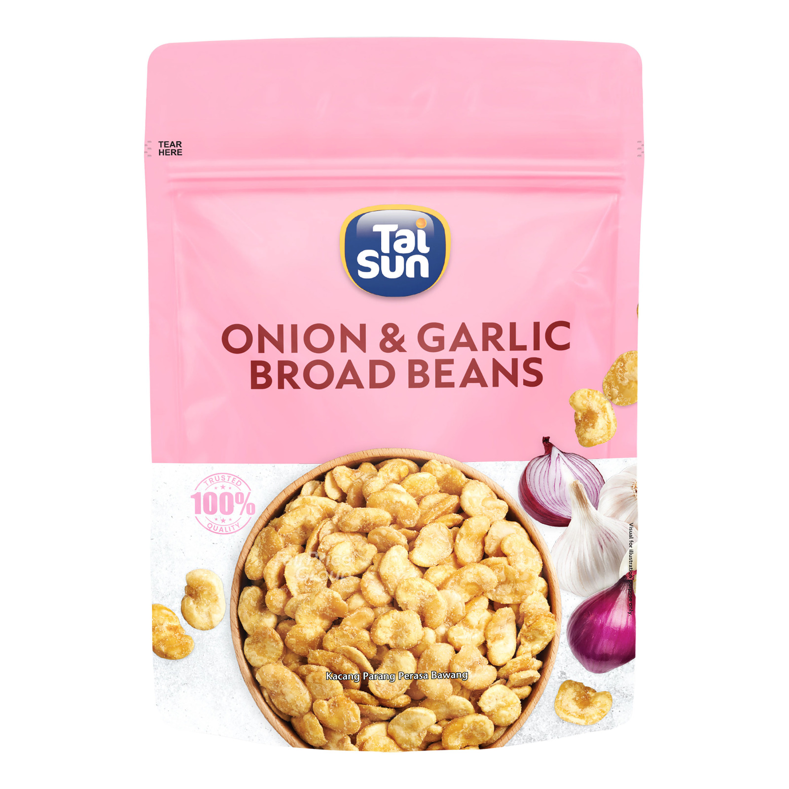 Tai Sun Broad Beans - Onion & Garlic