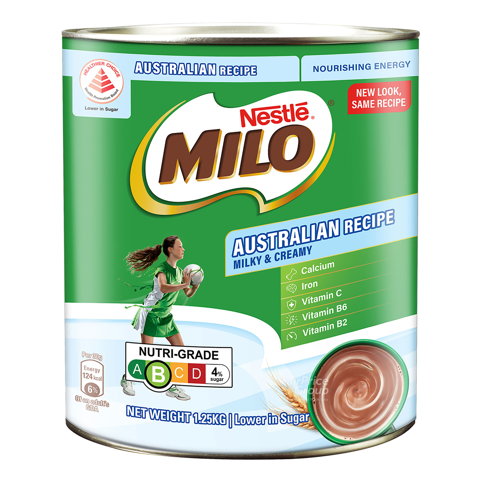 Milo Chocolate Malt Drink Powder with Milk - Australian Recipe 1.25kg
