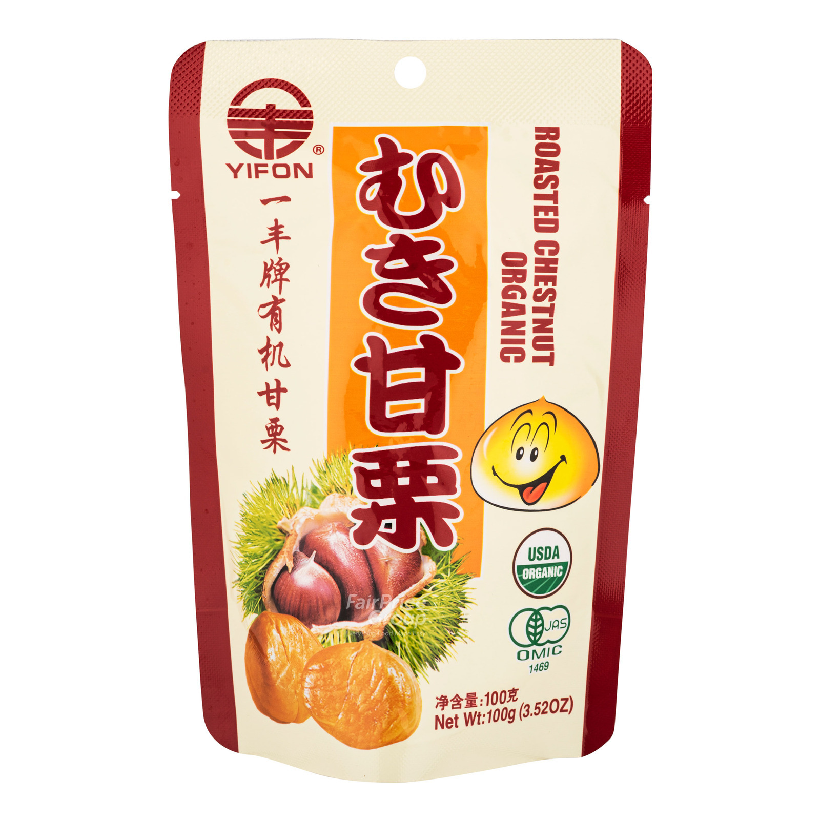 Yifon Roasted Organic Chestnuts
