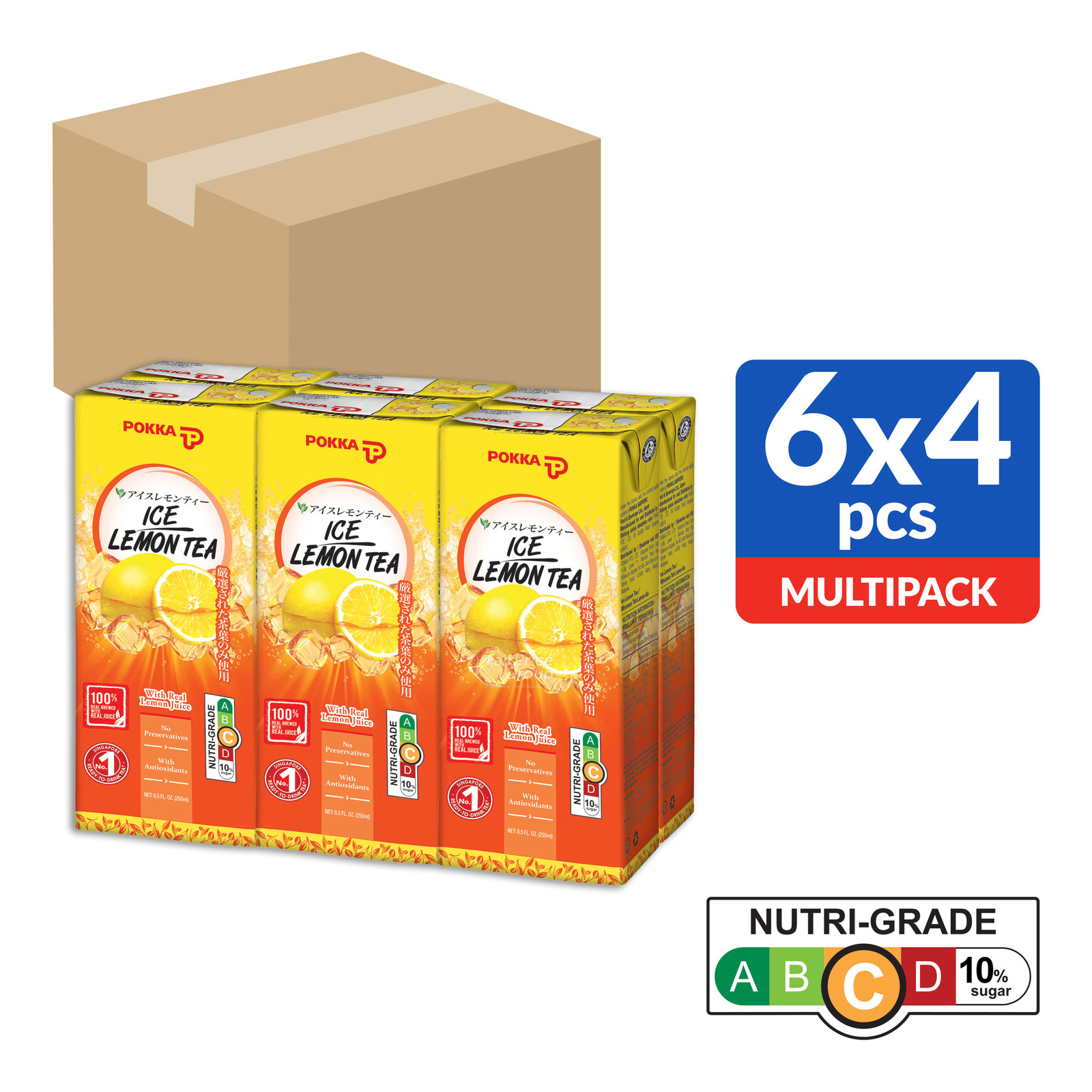 Pokka Packet Drink - Ice Lemon Tea 24 x 250ml (CTN)