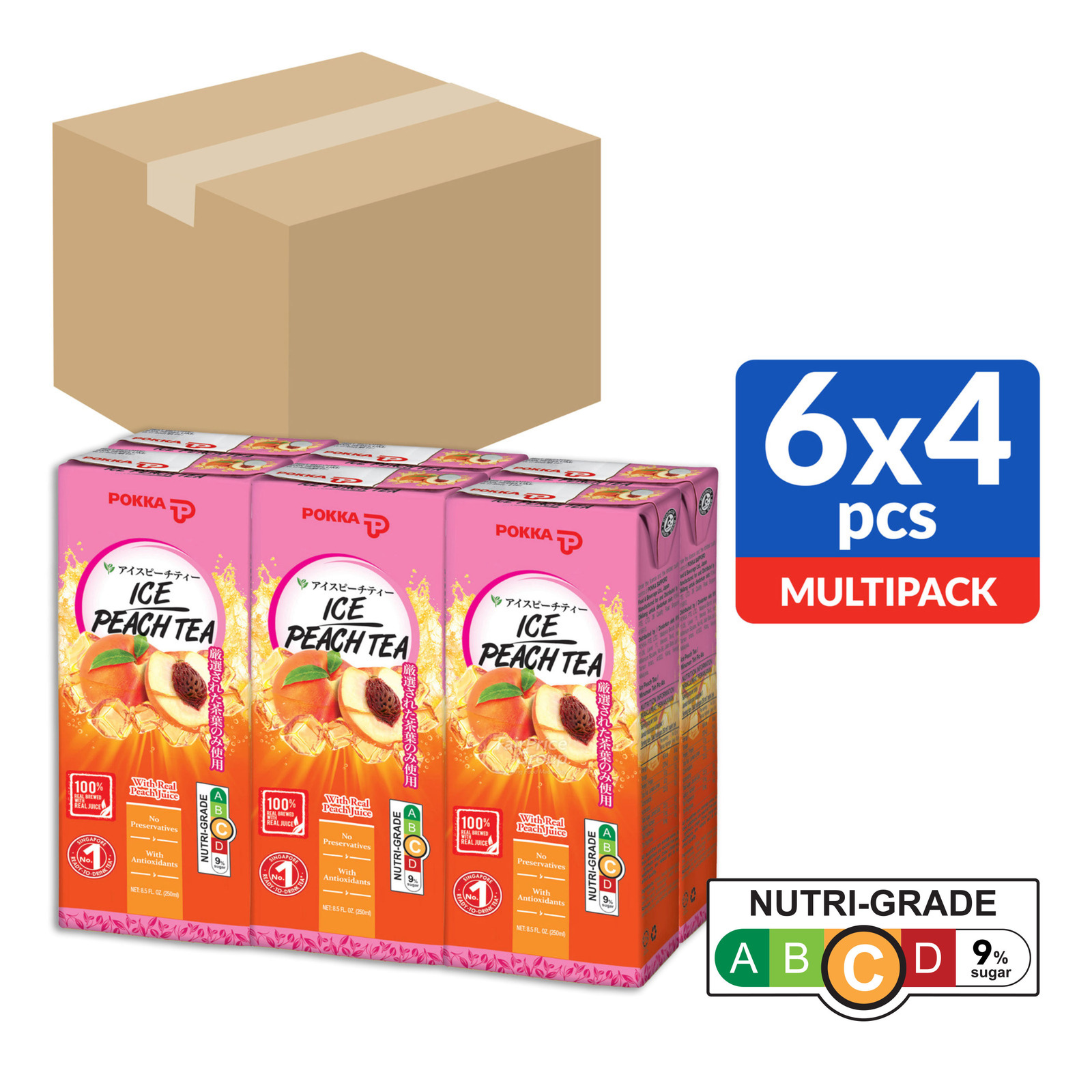 Pokka Packet Drink - Ice Peach Tea (Ctn)