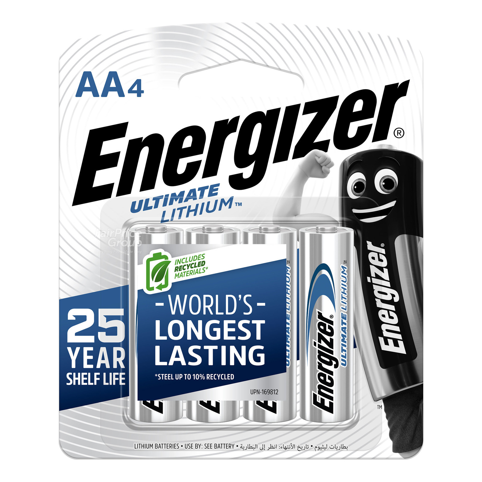 Energizer Lithium Battery - Ultimate (AA) 4 per pack