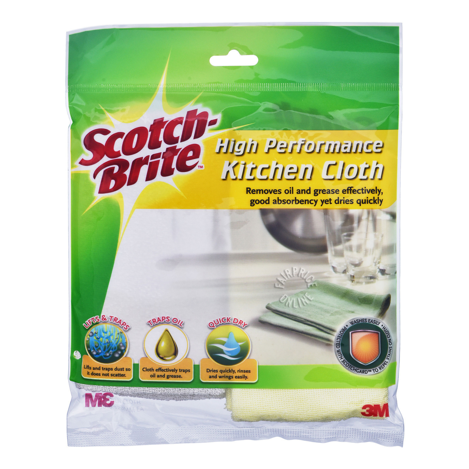 3M Scotch-Brite High Performance Cloth - Kitchen 2 per pack