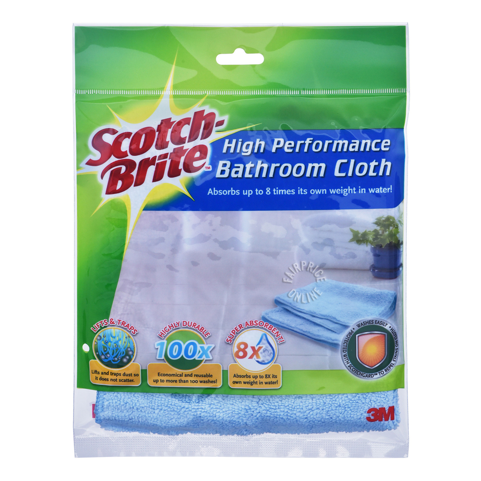 3M Scotch-Brite High Performance Cloth - Bathroom 1 per pack