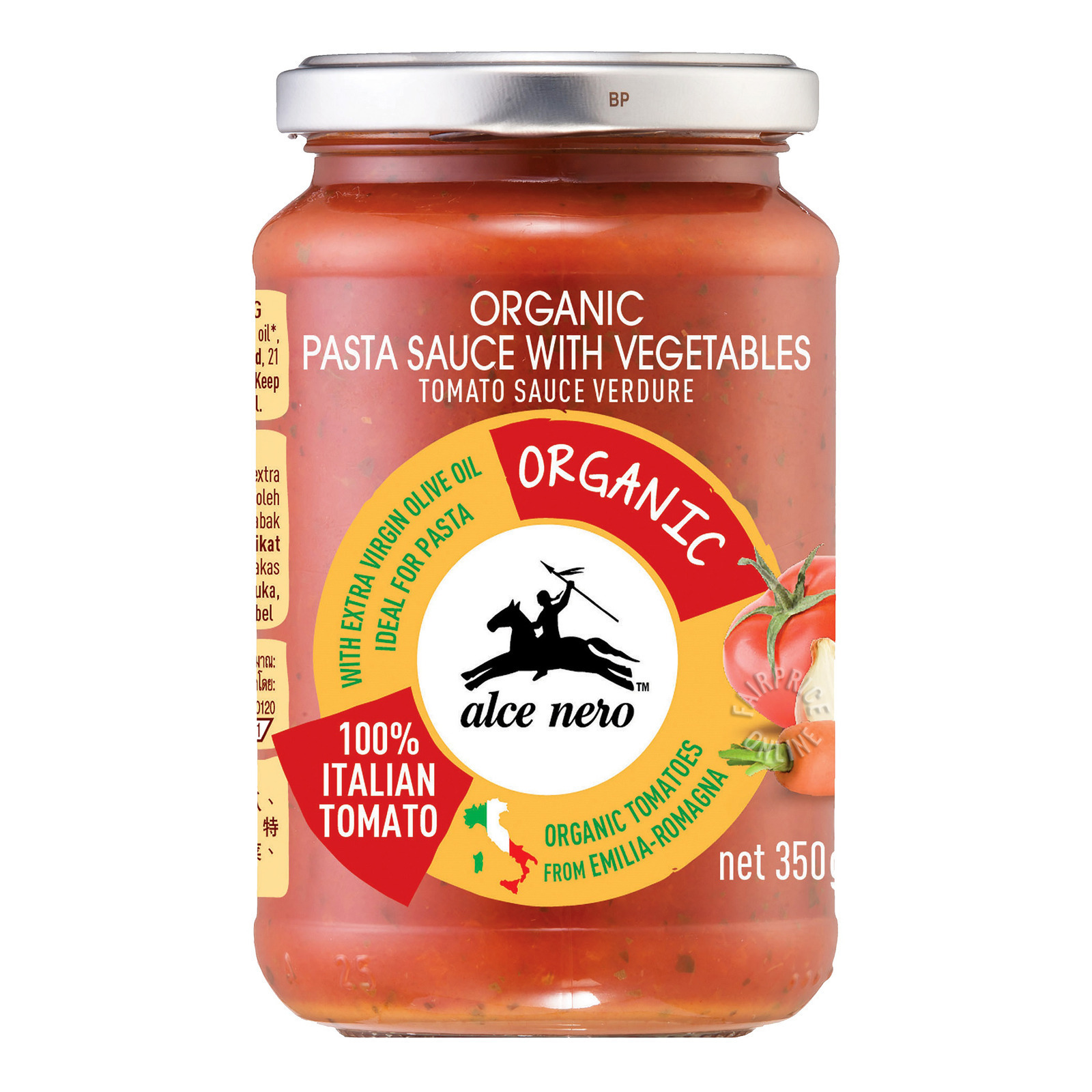 Alce Nero Organic Pasta Sauce - Vegetables