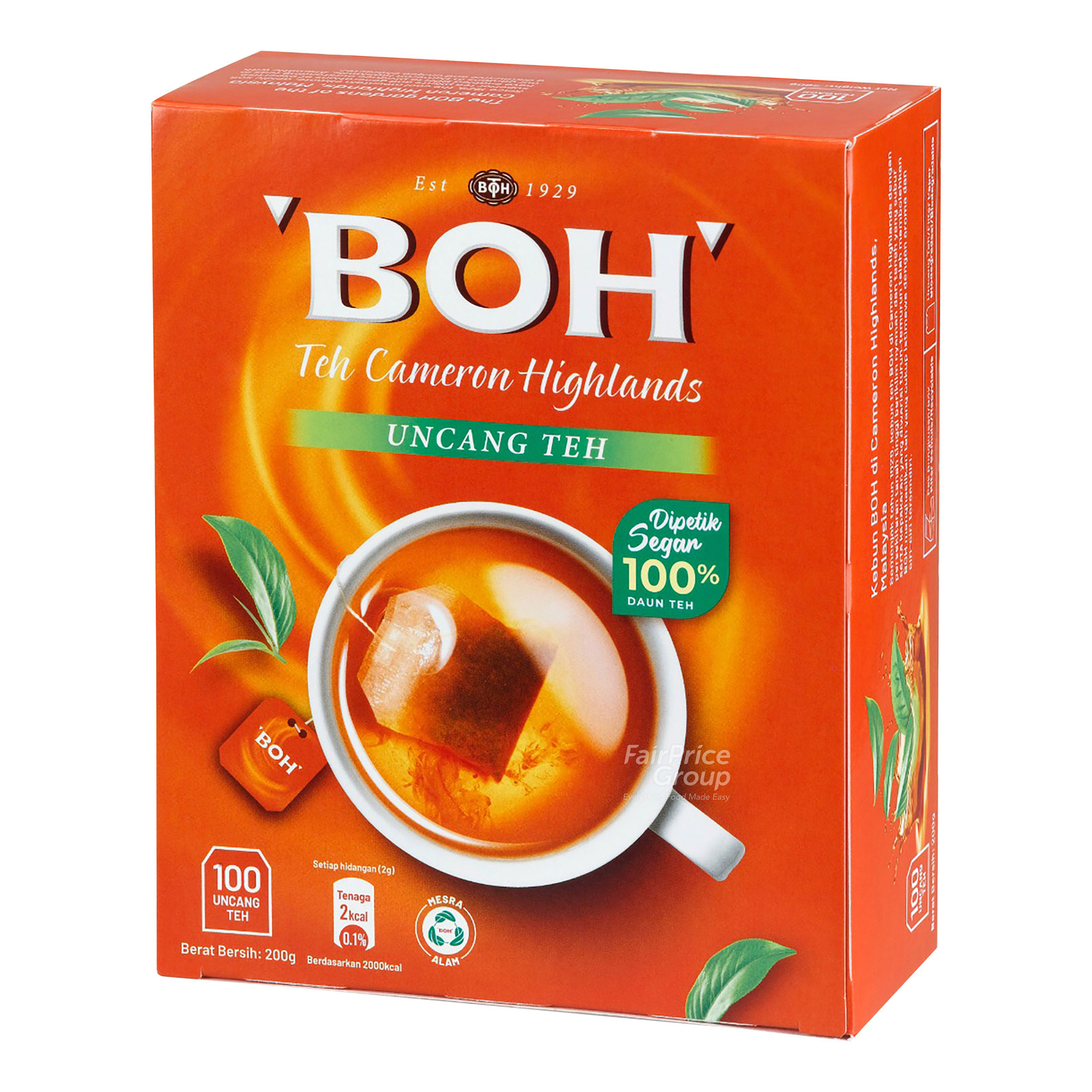 Boh Cameron Highlands Teabags (100 per pack)