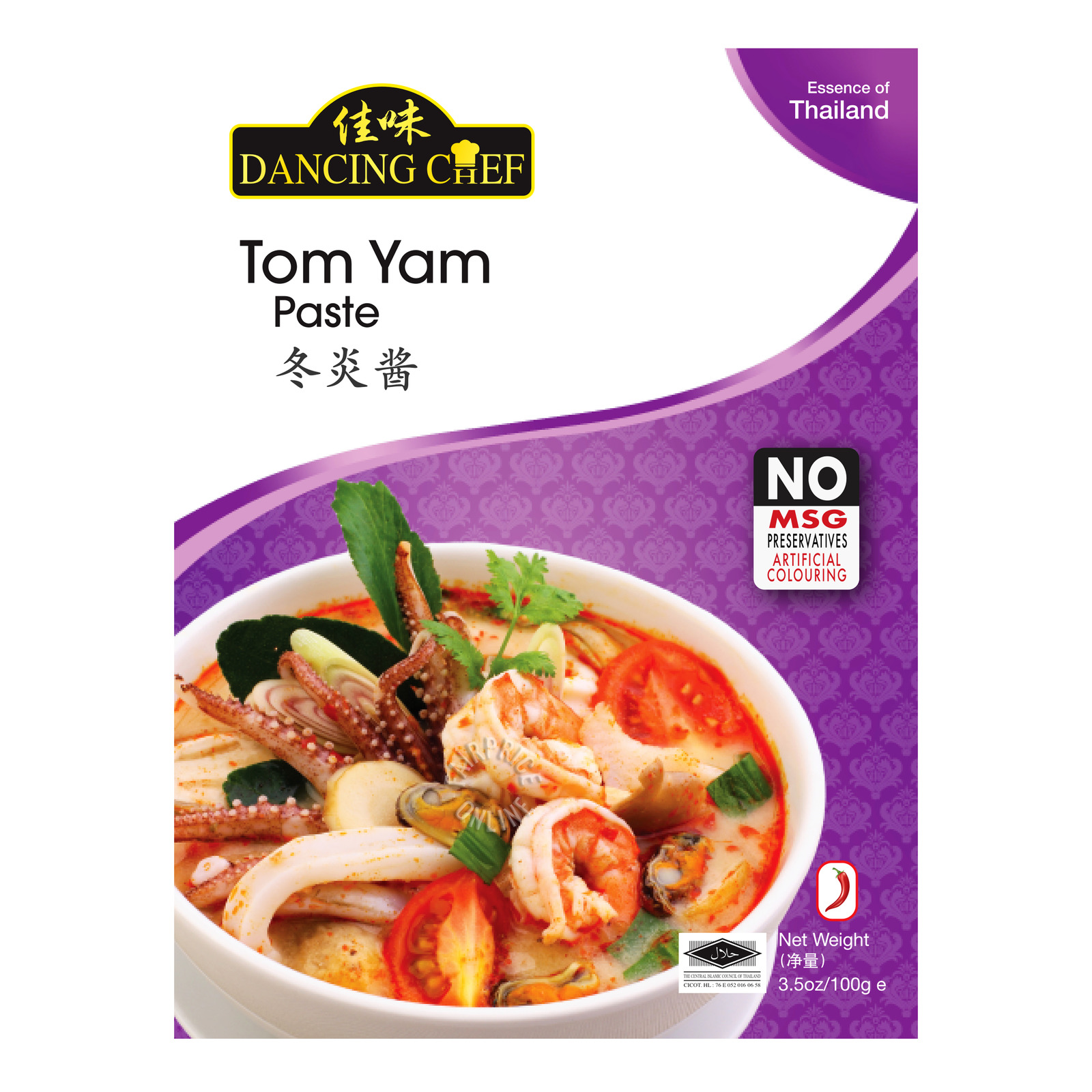 Dancing Chef Paste - Tom Yam 100g