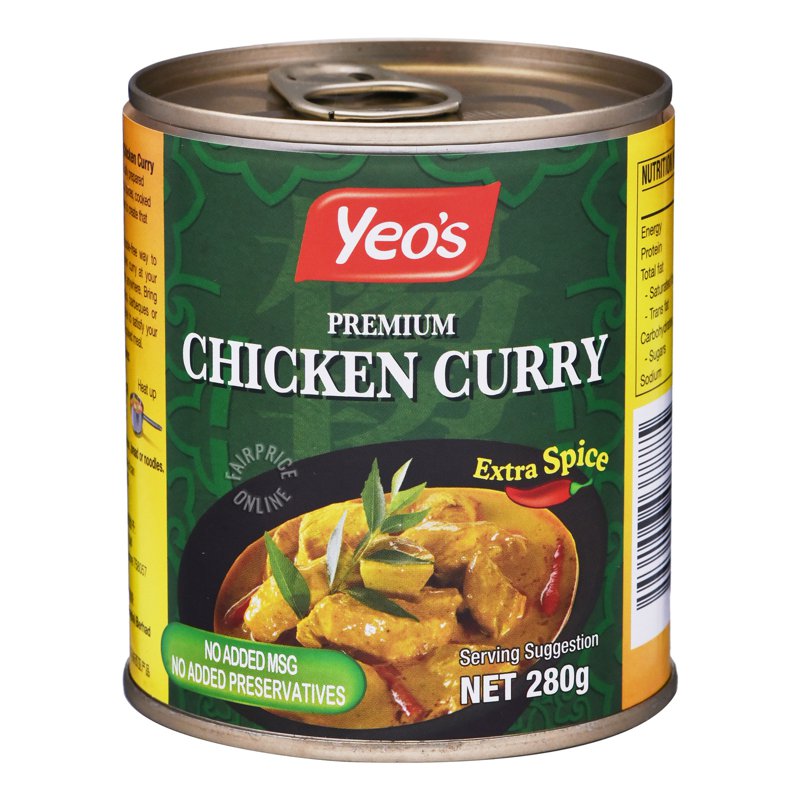 Yeo's Can Curry - Premium Chicken with Extra Spice 280g
