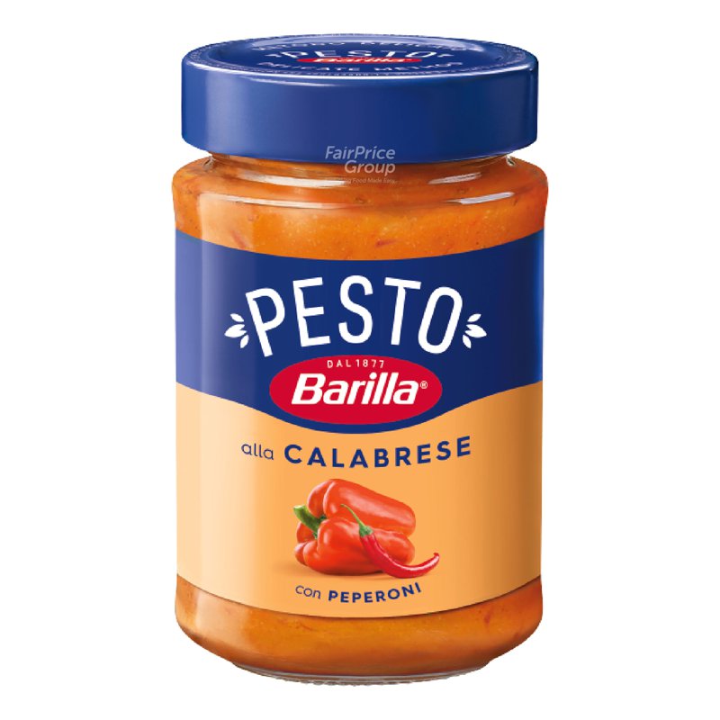 Barilla Pesto Calabrese Pasta Sauce with Chilli Peppers and Italian Cheese