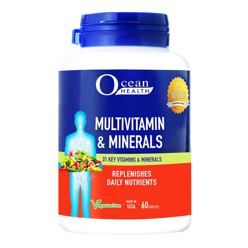 Ocean Health MultiVitamin & Minerals Caplet 60 per pack