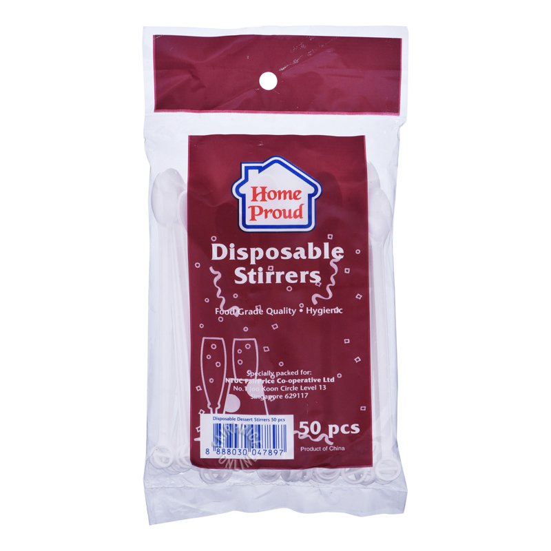 HomeProud Disposable Stirrers 50 per pack