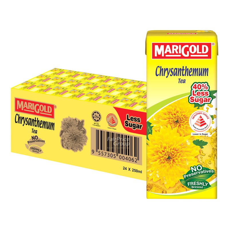 Marigold Packet Drink - Chrysanthemum Tea (LessSweet) (Ctn)