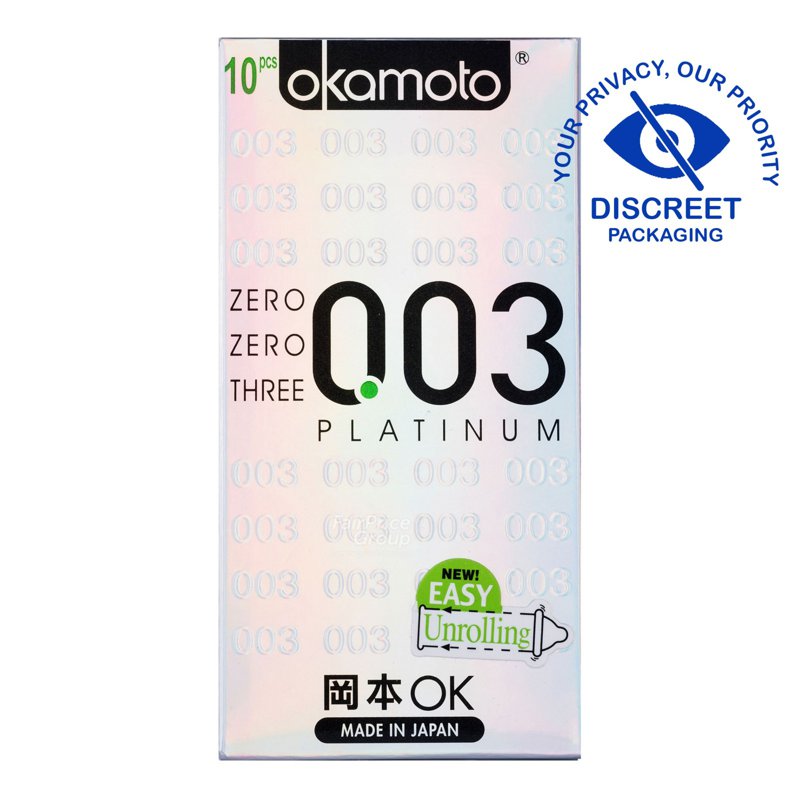 Okamoto Condom - Platinum 10 per pack