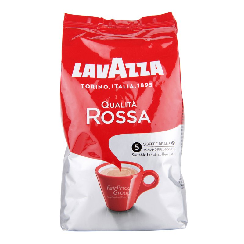 Lavazza Qualita Premium Arabica Coffee Beans - Rossa 1kg