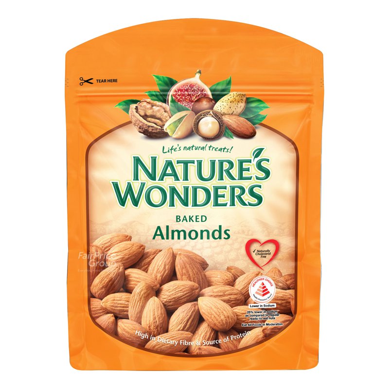 Nature'S Wonders Baked Nuts - Almond