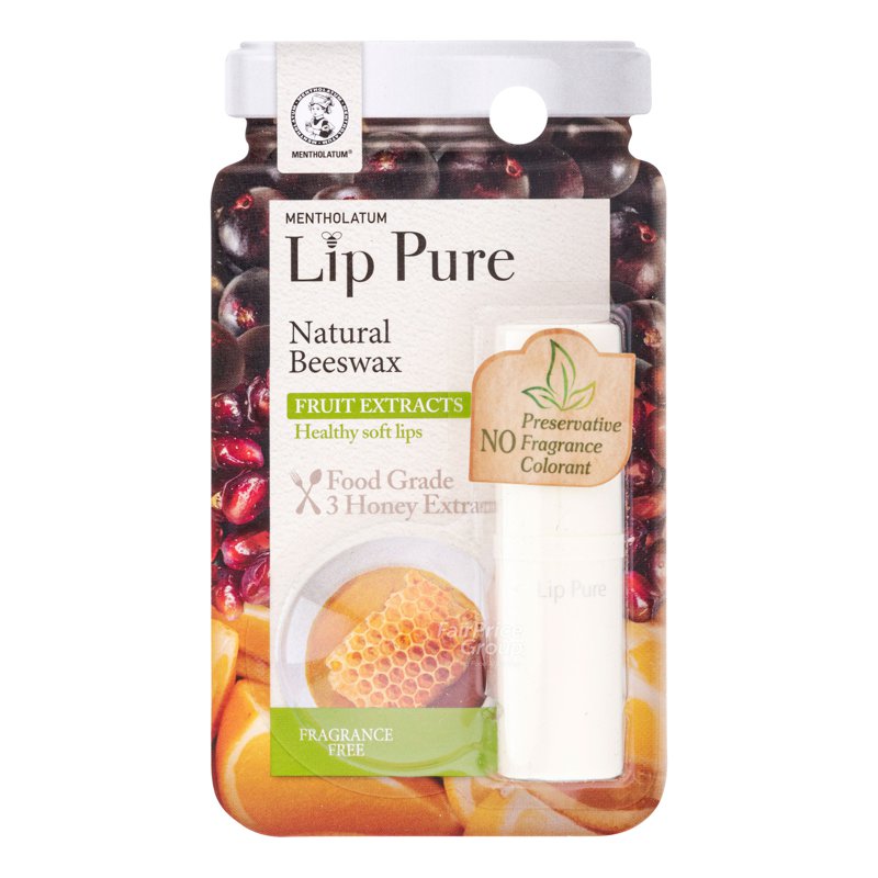 Mentholtum Mentholatum Lip Pure Lip Balm - Fragrance Free