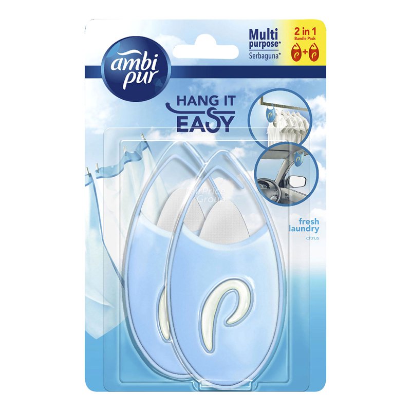 Ambi Pur Mini Fresh Small Space Freshener - Fresh Laundry 2 x 4.5ml