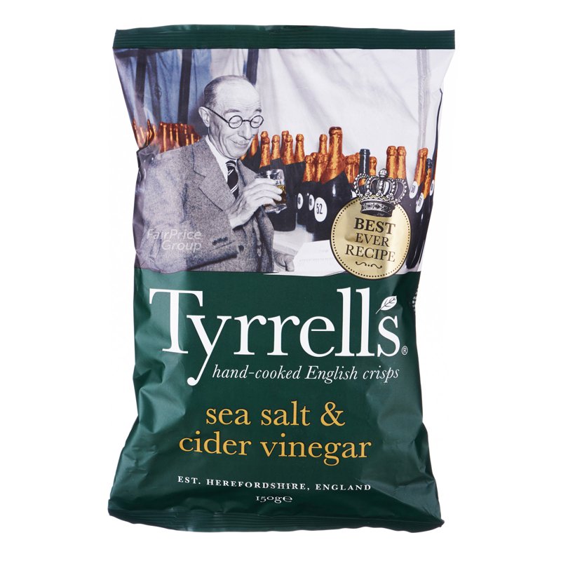 Tyrrells Hand Cooked Potato Chips - Salt & Cider Vinegar