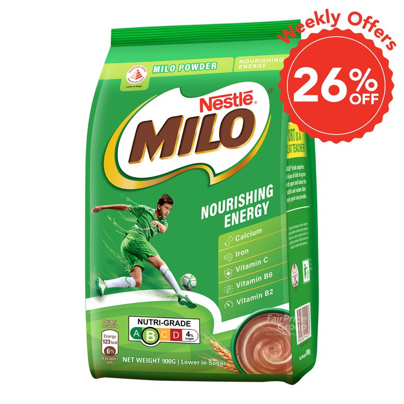 Milo Chocolate Malt Drink Powder with Milk - Regular