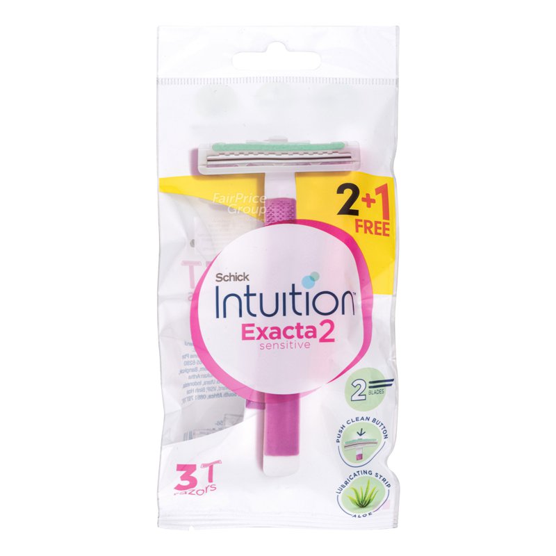Schick Disposable Razors - Exacta 2 (Women) 2 + 1 free per pack
