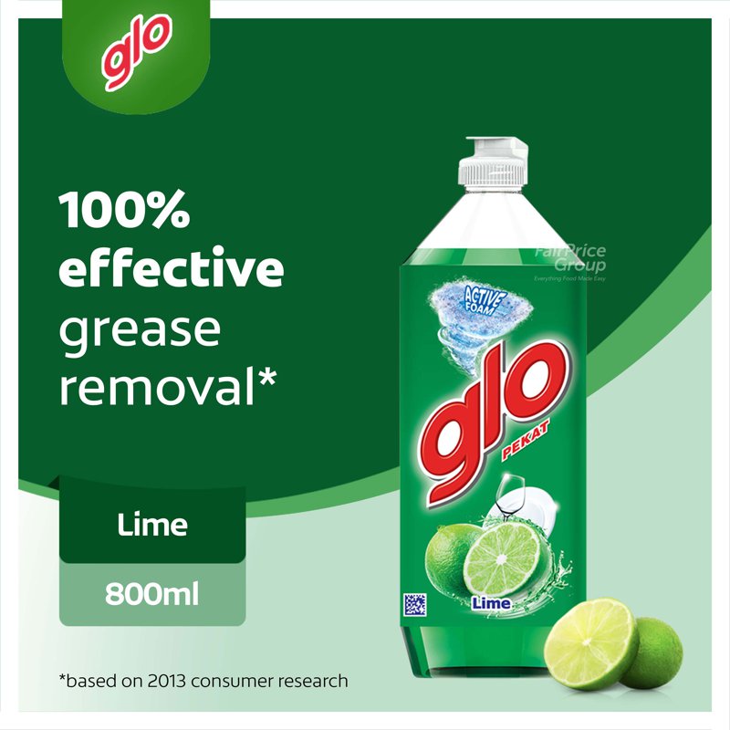 Glo Dishwashing Liquid - Lime