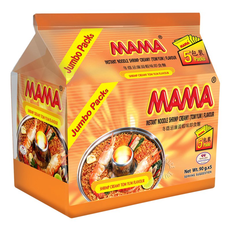 Mama Oriental Style Instant Noodles - Shrimp Tom Yum (Creamy)