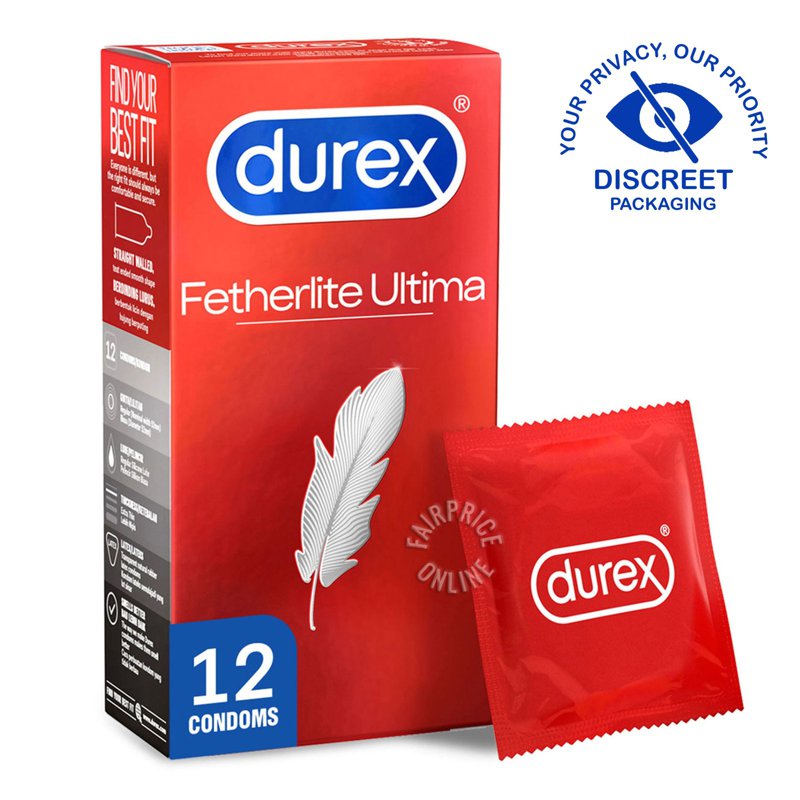 Durex Condom - Fetherlite Ultima (52mm) 12 per pack