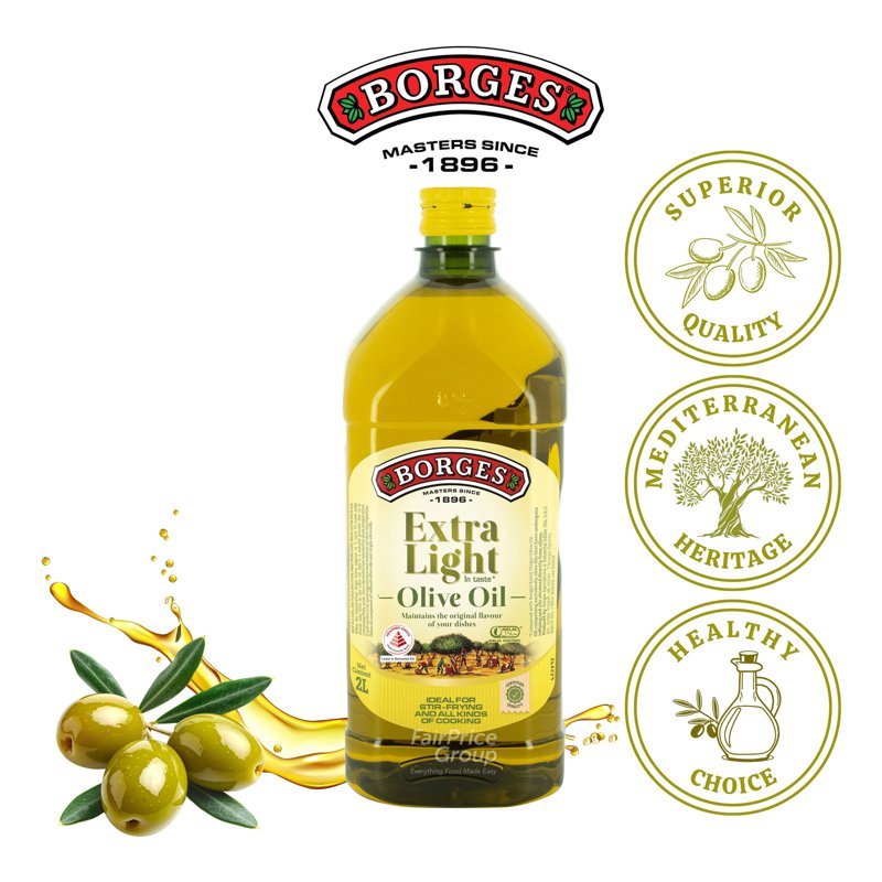 Borges Olive Oil - Extra Light 2L
