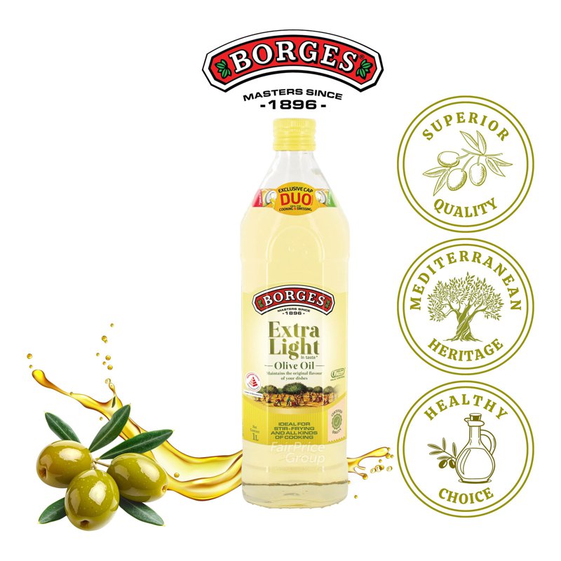 Borges Olive Oil - Extra Light 1L